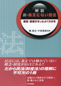 解説 新・条文にない民法 概念・制度がもっとよくわかる | 政府刊行物